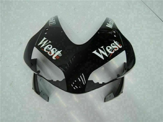 2003-2004 Schwarz West Honda CBR600RR Motorrad Verkleidung 2003-2004 Schwarz West Honda CBR600RR Motorrad Verkleidung