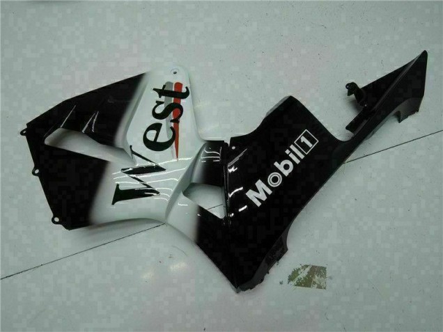 2003-2004 Schwarz West Honda CBR600RR Motorrad Verkleidung 2003-2004 Schwarz West Honda CBR600RR Motorrad Verkleidung