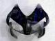 2003-2004 Schwarz mit Blaur Flamme Honda CBR600RR Motorrad Verkleidung 2003-2004 Schwarz mit Blaur Flamme Honda CBR600RR Motorrad Verkleidung