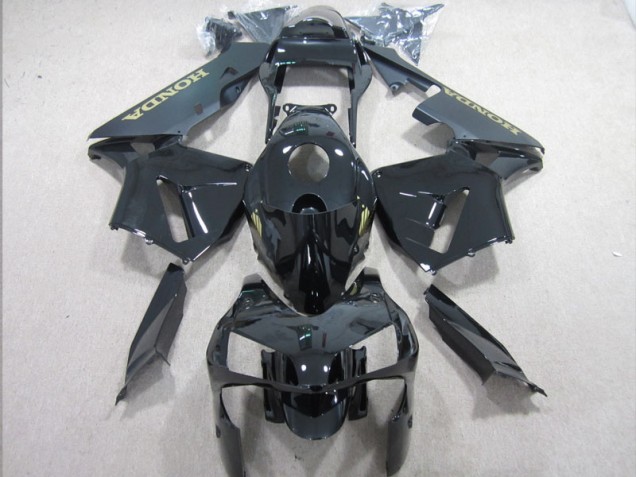 2003-2004 Schwarz und Gold Aufkleber Honda CBR600RR Motorrad Vollverkleidung 2003-2004 Schwarz und Gold Aufkleber Honda CBR600RR Motorrad Vollverkleidung