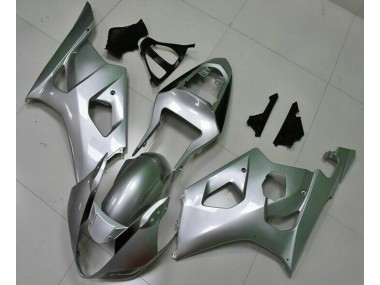2003-2004 Silber Suzuki GSXR 1000 Motorrad Verkleidung Komplett Sets