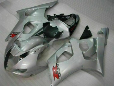 2003-2004 Silber Suzuki GSXR 1000 Motorrad Verkleidung & Plastik