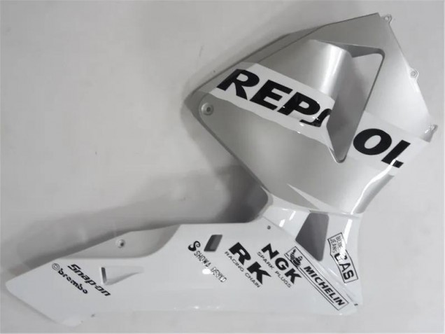 2003-2004 Silber Weiß Schwarz Repsol Honda CBR600RR Motorrad Verkleidung