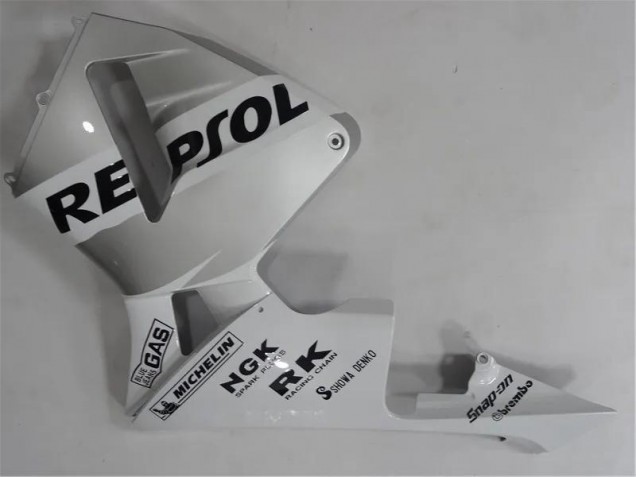 2003-2004 Silber Weiß Schwarz Repsol Honda CBR600RR Motorrad Verkleidung