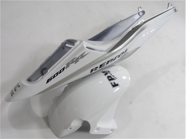 2003-2004 Silver Weiß Schwarz Repsol Honda CBR600RR Motorrad Verkleidung
