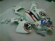 2003-2004 Weiß Blau R 2 Honda CBR600RR Motorrad Verkleidung 2003-2004 Weiß Blau R 2 Honda CBR600RR Motorrad Verkleidung