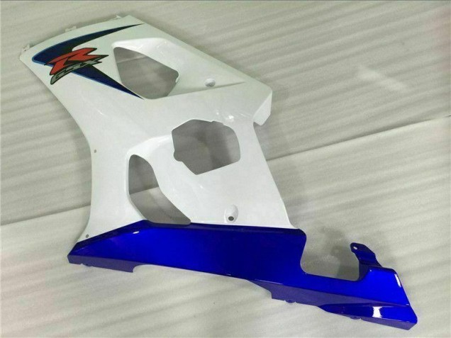 2003-2004 Weiß Blau Suzuki GSXR 1000 Motorrad Verkleidung 2003-2004 Weiß Blau Suzuki GSXR 1000 Motorrad Verkleidung