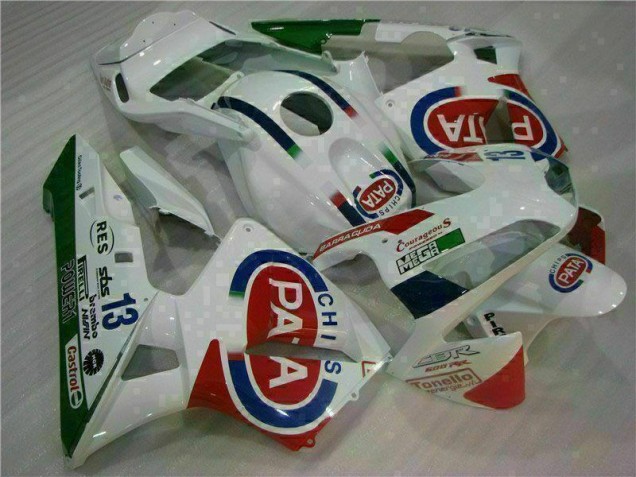2003-2004 Weiß Honda CBR600RR Motorrad Verkleidung & Plastik 2003-2004 Weiß Honda CBR600RR Motorrad Verkleidung & Plastik