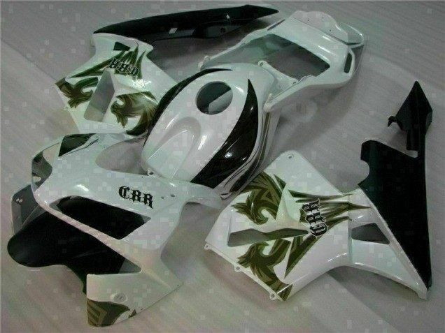 2003-2004 Weiß Honda CBR600RR Motorrad Verkleidungen 2003-2004 Weiß Honda CBR600RR Motorrad Verkleidungen