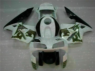 2003-2004 Weiß Honda CBR600RR Motorrad Verkleidungen