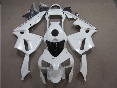 2003-2004 Weiß Honda CBR600RR Motorrad Vollverkleidung & Plastik