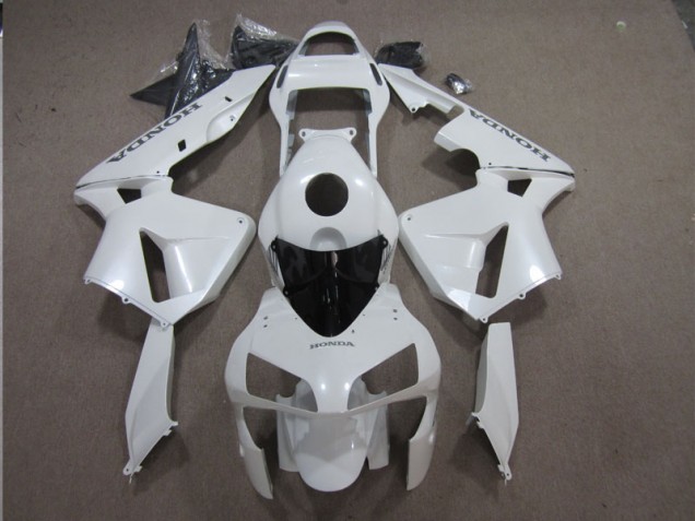 2003-2004 Weiß Honda CBR600RR Motorrad Vollverkleidung & Plastik 2003-2004 Weiß Honda CBR600RR Motorrad Vollverkleidung & Plastik