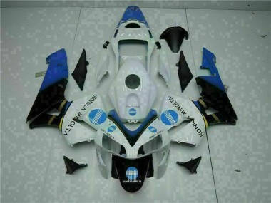 2003-2004 Weiß Honda CBR600RR Verkleidungen Kits