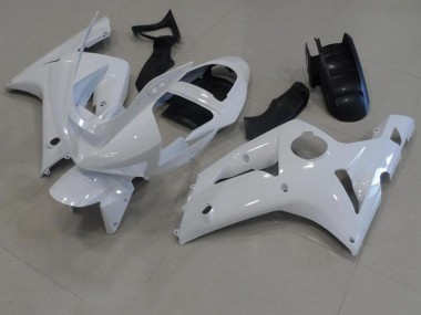 2003-2004 Weiß Kawasaki ZX6R Motorrad Verkleidung