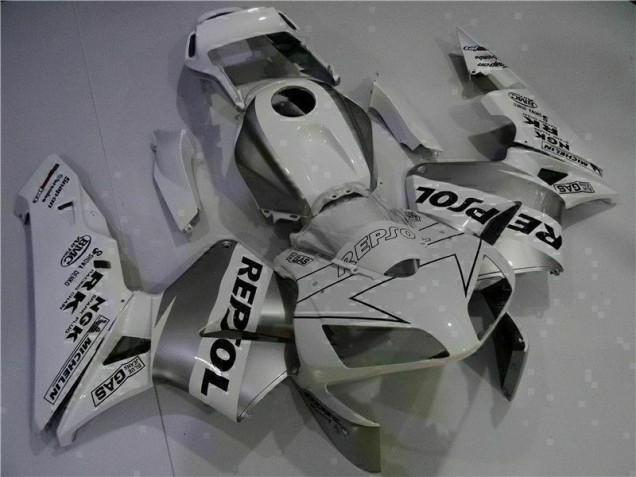 2003-2004 Weiß Repsol Honda CBR600RR Motorrad Verkleidung 2003-2004 Weiß Repsol Honda CBR600RR Motorrad Verkleidung