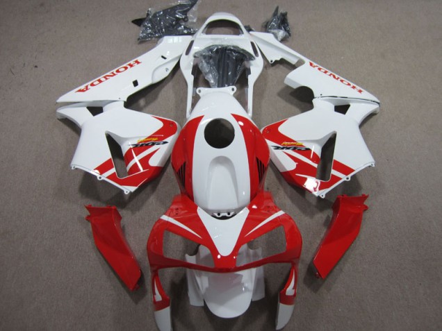 2003-2004 Weiß Rot Honda CBR600RR Motorrad Verkleidung 2003-2004 Weiß Rot Honda CBR600RR Motorrad Verkleidung