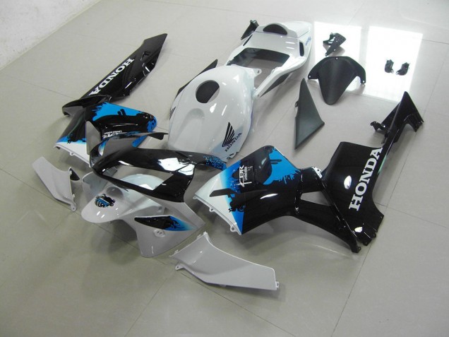 2003-2004 Weiß Schwarz Blau Honda CBR600RR Motorrad Verkleidungen 2003-2004 Weiß Schwarz Blau Honda CBR600RR Motorrad Verkleidungen