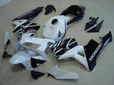 2003-2004 Weiß Schwarz Honda CBR600RR Motorrad Verkleidung