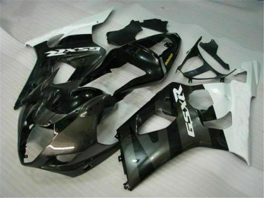 2003-2004 Weiß Schwarz Suzuki GSXR 1000 Motorrad Verkleidung