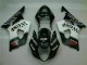 2003-2004 Weiß Schwarz Suzuki GSXR 1000 Motorrad Verkleidungen 2003-2004 Weiß Schwarz Suzuki GSXR 1000 Motorrad Verkleidungen