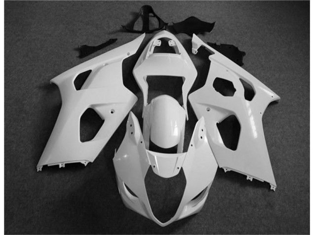 2003-2004 Weiß Suzuki GSXR 1000 Motorrad Verkleidung Komplett Sets 2003-2004 Weiß Suzuki GSXR 1000 Motorrad Verkleidung Komplett Sets