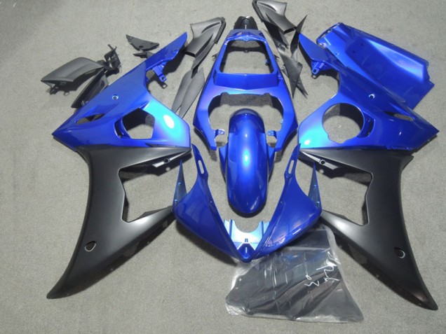 2003-2005 Blau Schwarz Yamaha YZF R6 Motorrad Verkleidung 2003-2005 Blau Schwarz Yamaha YZF R6 Motorrad Verkleidung