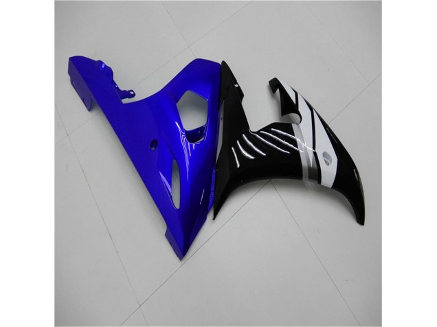 2003-2005 Blau Weiß Schwarz Yamaha YZF R6 Motorrad Verkleidung