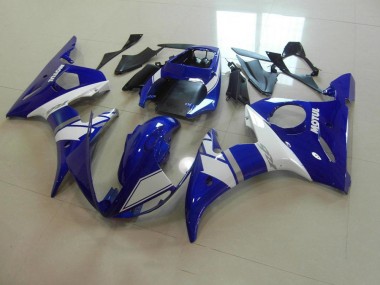2003-2005 Blau Weiß Yamaha YZF R6 Motorrad Verkleidung