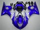 2003-2005 Blau Weiß Yamaha YZF R6 Motorrad Verkleidungen 2003-2005 Blau Weiß Yamaha YZF R6 Motorrad Verkleidungen