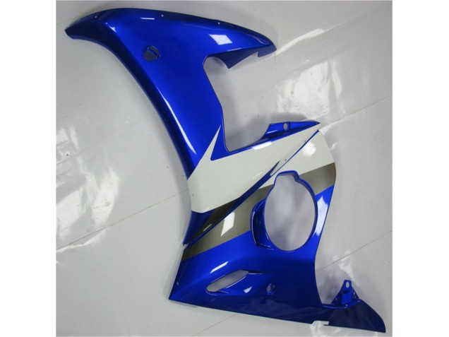 2003-2005 Blau Weiß Yamaha YZF R6 Motorrad Vollverkleidung 2003-2005 Blau Weiß Yamaha YZF R6 Motorrad Vollverkleidung