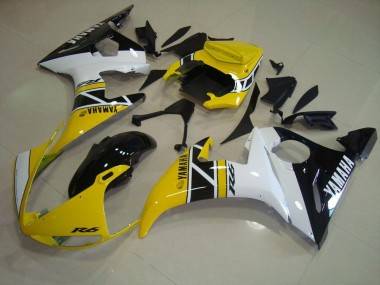 2003-2005 Gelb Anniversary Yamaha YZF R6 Motorrad Verkleidung