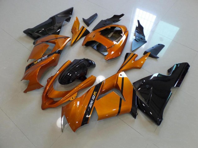 2003-2005 Gold Schwarz Kawasaki ZX10R Motorrad Verkleidung 2003-2005 Gold Schwarz Kawasaki ZX10R Motorrad Verkleidung