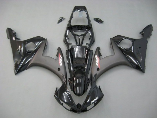 2003-2005 Kontrast Schwarz Yamaha YZF R6 Motorrad Verkleidung 2003-2005 Kontrast Schwarz Yamaha YZF R6 Motorrad Verkleidung