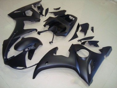 2003-2005 Matt Schwarz Yamaha YZF R6 Motorrad Verkleidungen