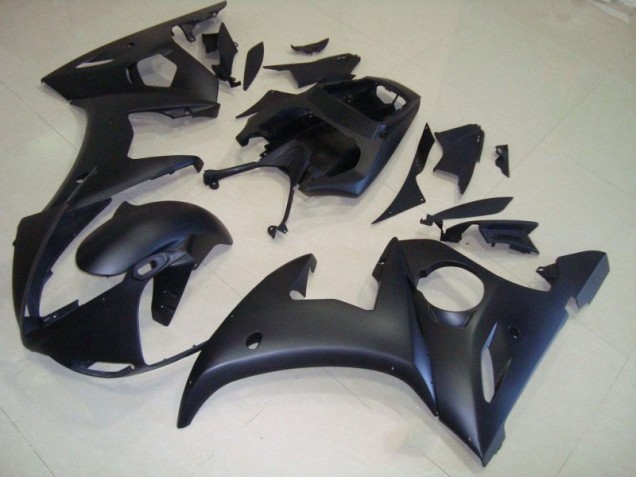 2003-2005 Matt Schwarz Yamaha YZF R6 Motorrad Verkleidungen 2003-2005 Matt Schwarz Yamaha YZF R6 Motorrad Verkleidungen