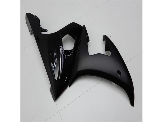 2003-2005 Matt schwarz glänzend Yamaha YZF R6 Motorrad Verkleidung 2003-2005 Matt schwarz glänzend Yamaha YZF R6 Motorrad Verkleidung
