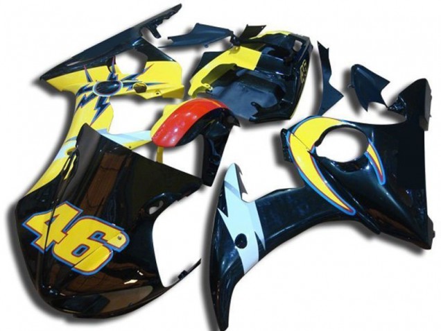 2003-2005 Nummer 46 Yamaha YZF R6 Motorrad Verkleidung 2003-2005 Nummer 46 Yamaha YZF R6 Motorrad Verkleidung