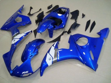 2003-2005 OEM Stil Blau Yamaha YZF R6 Motorrad Verkleidung