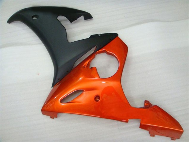 2003-2005 Orange Schwarz Yamaha YZF R6 Motorrad Verkleidung 2003-2005 Orange Schwarz Yamaha YZF R6 Motorrad Verkleidung