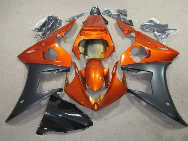 2003-2005 Orange Schwarz Yamaha YZF R6 Motorrad Verkleidungen