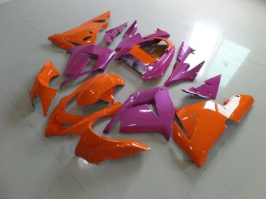 2003-2005 Orange und Rosa Kawasaki ZX10R Motorrad Verkleidung