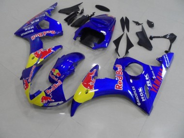 2003-2005 Rot Bull Yamaha YZF R6 Motorrad Verkleidung