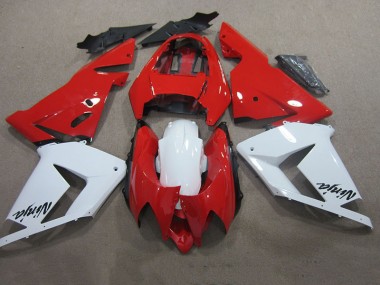 2003-2005 Rot Weiß Ninja Kawasaki ZX10R Motorrad Verkleidung