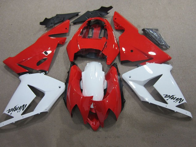 2003-2005 Rot Weiß Ninja Kawasaki ZX10R Motorrad Verkleidung 2003-2005 Rot Weiß Ninja Kawasaki ZX10R Motorrad Verkleidung