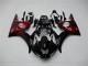 2003-2005 Schwarz Rot Yamaha YZF R6 Motorrad Verkleidung 2003-2005 Schwarz Rot Yamaha YZF R6 Motorrad Verkleidung