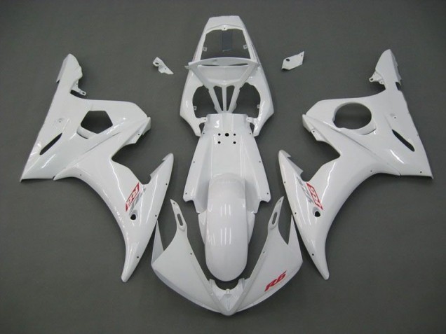 2003-2005 Weiß Yamaha YZF R6 Motorrad Verkleidung 2003-2005 Weiß Yamaha YZF R6 Motorrad Verkleidung