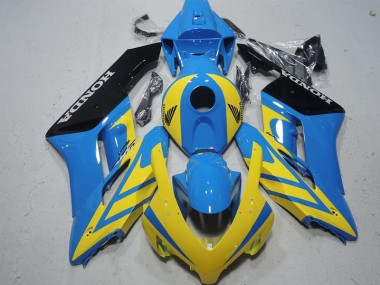 2004-2005 Blau Gelb Honda CBR1000RR Motorrad Verkleidung