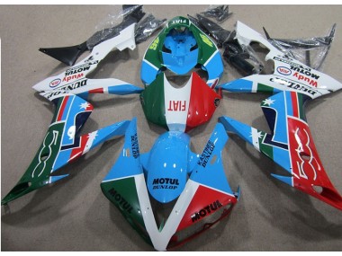 2004-2005 Blau Rot Grün Motul Honda CBR1000RR Motorrad Verkleidung