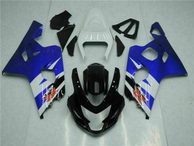 2004-2005 Blau Schwarz Suzuki GSXR 600/750 Motorrad Verkleidungen