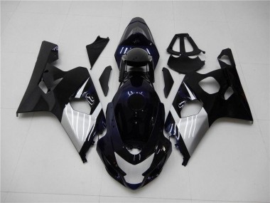 2004-2005 Blau Silber Suzuki GSXR 600/750 Motorrad Verkleidung